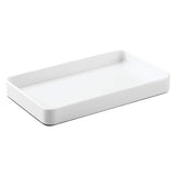 Stainless Steel Bathroom Tray for Towels 9.62" x 5.62" x 1.07" inches