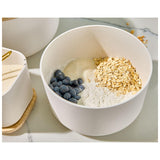 Interdesign Bio-Resin Large Mixing Bowl- White & Brown