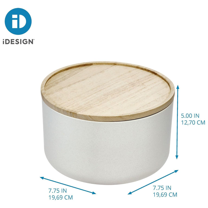 Interdesign Bio-Resin Large Mixing Bowl- White & Brown