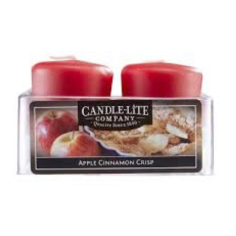 Candle Light Candle-Lite VOT Candle 1.5X2'' Cinnamon Rolls-Red
