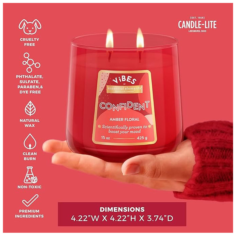 Candle Edes 15Oz Powerful - Red