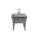 Rugged Tub Rugged Laundry Tub Graphite 24X22" - Gray