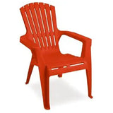 Adams High Back Kids Adirondack Chair-Red