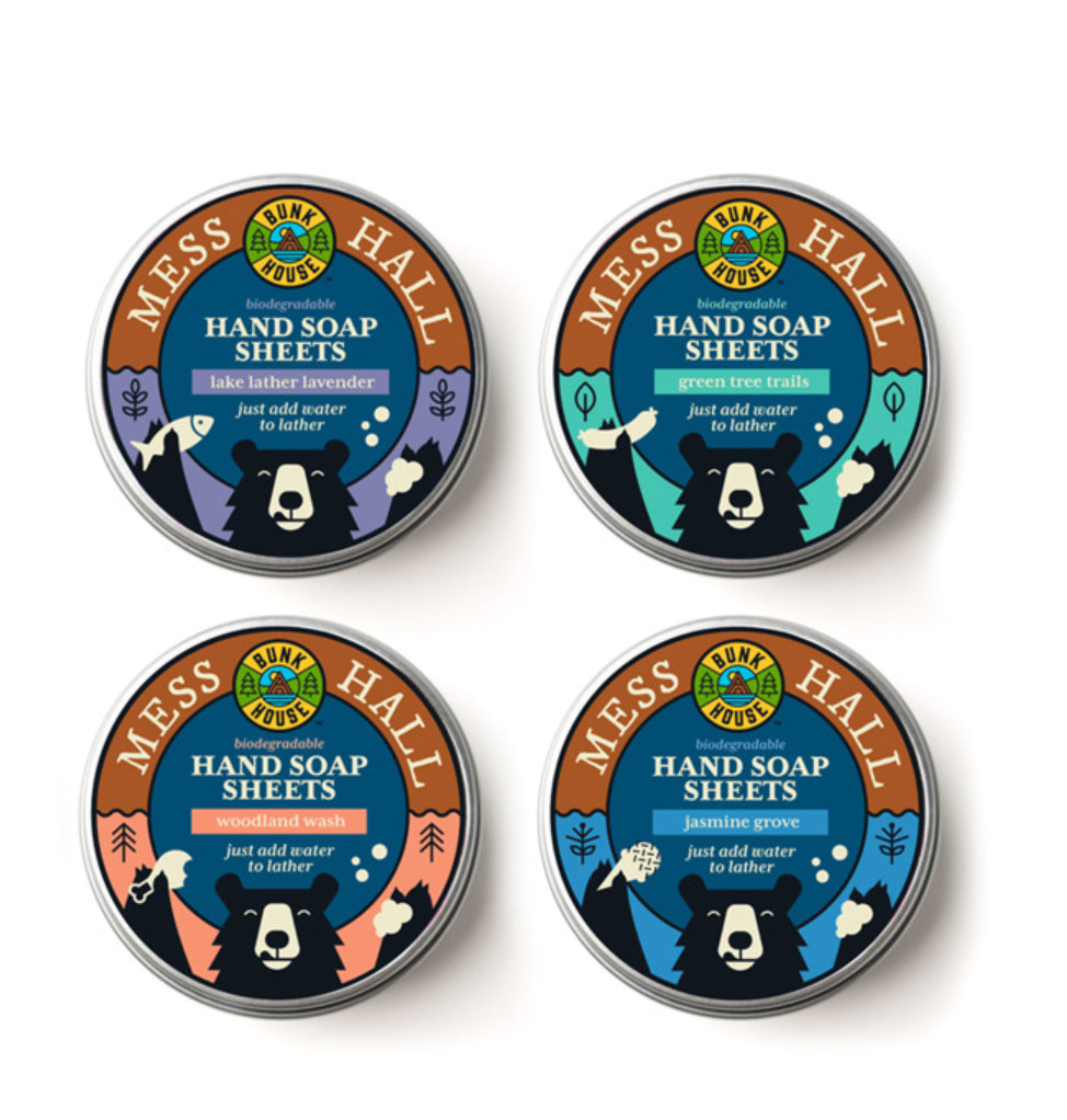 Bunkhouse Handsoap Sheets 150Count - Multicolor