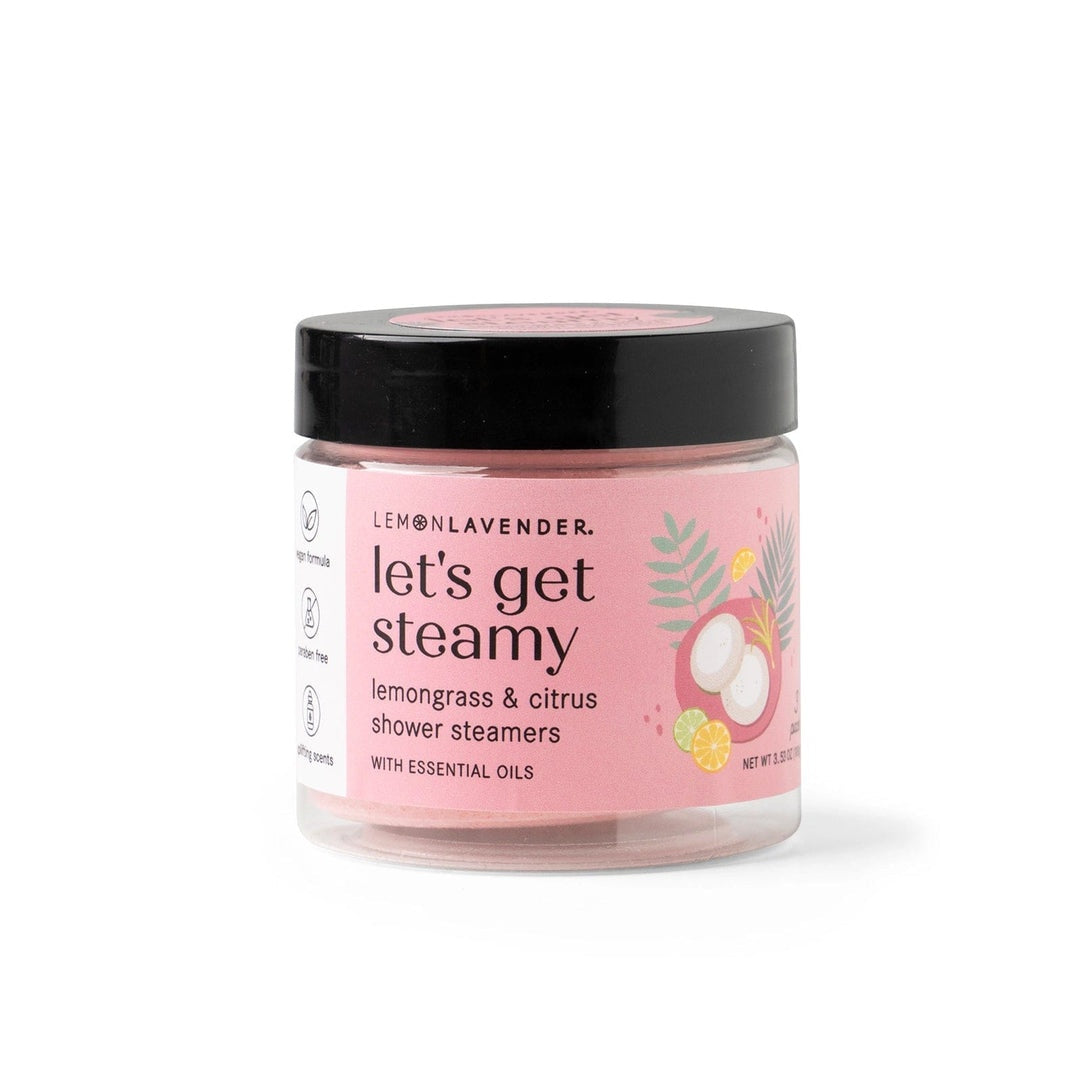 Lemon Lavender Shower Steamer - Pink