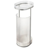 Idesign Toilet Tissue Holder With Tray-Fluted - Clear