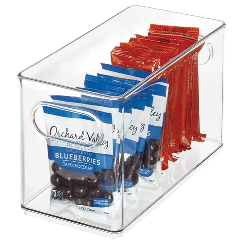 Idesign The Home Edit Narrow Pantry Storage Box-Clear