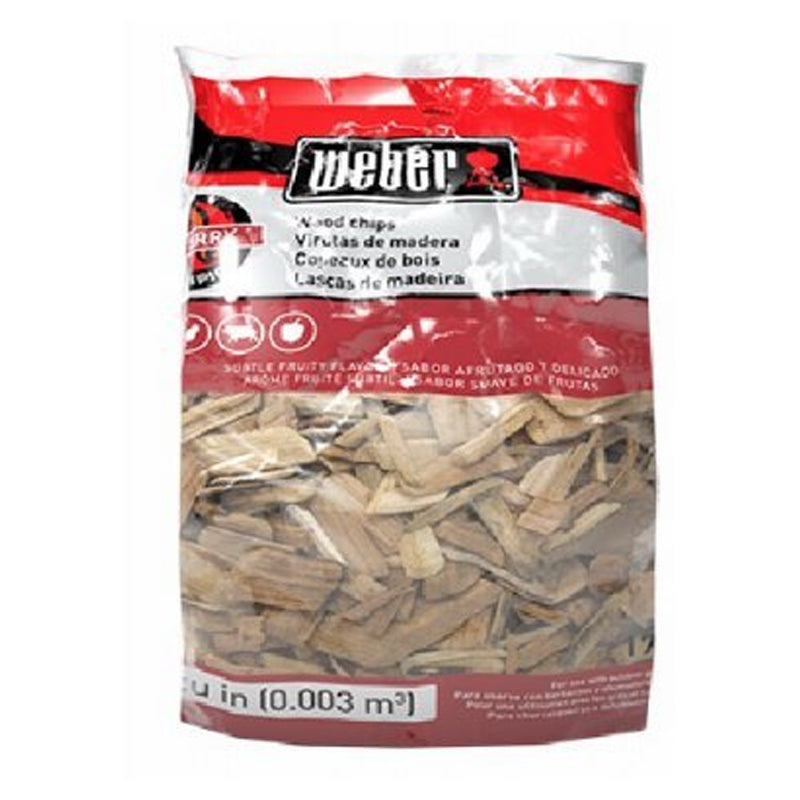 Weber Cherry Wood Chips 192 Cu.In-Beige