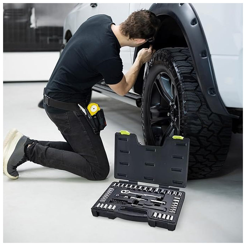 54Pc Mechanic'S Tool Set - Black