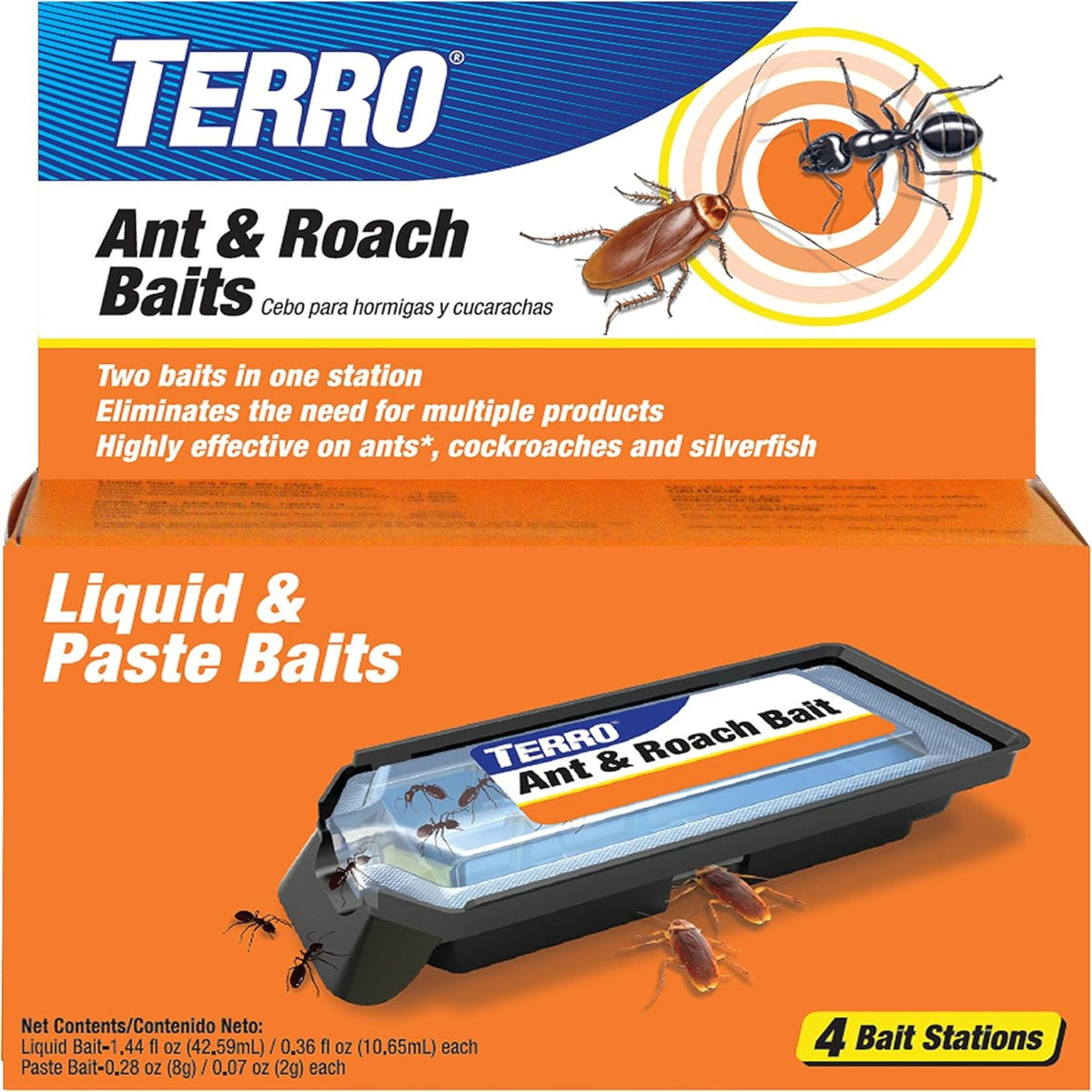 4pk Ant and Roach Bait Station