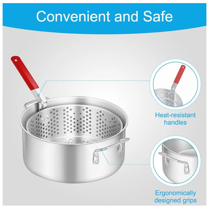 10 Quart Out Fish Fryer-Silver