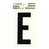 Reflective Black Letter - E