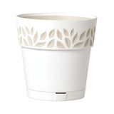 Deroma Leaf Pot 7.5" - White