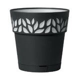 Leaf Pot 7.5" Anthracite-Black