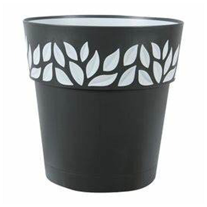 Deroma Leaf Pot 11.4" - Black