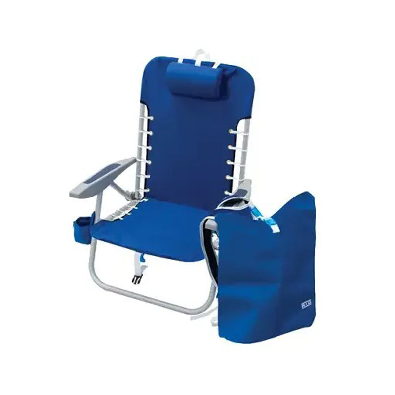 Rio Brands Lace Up Backpack Chair Ocean-Blue