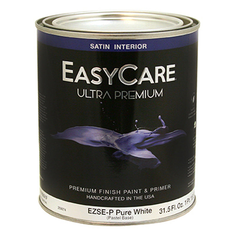 Easycare Interior Satin Paint Pastl Base Wht Qt - Multicolour