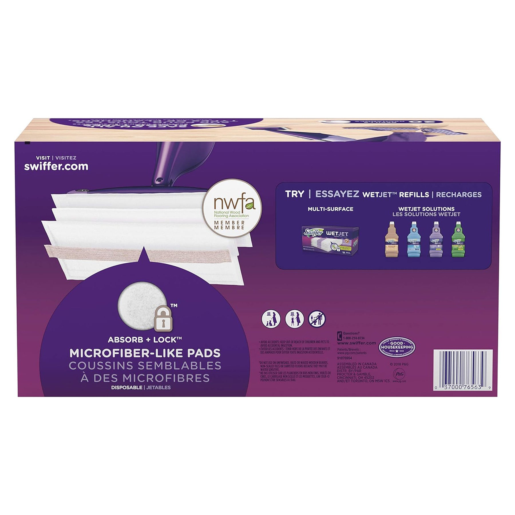 WetJet™ Wood Mopping Pad Refill