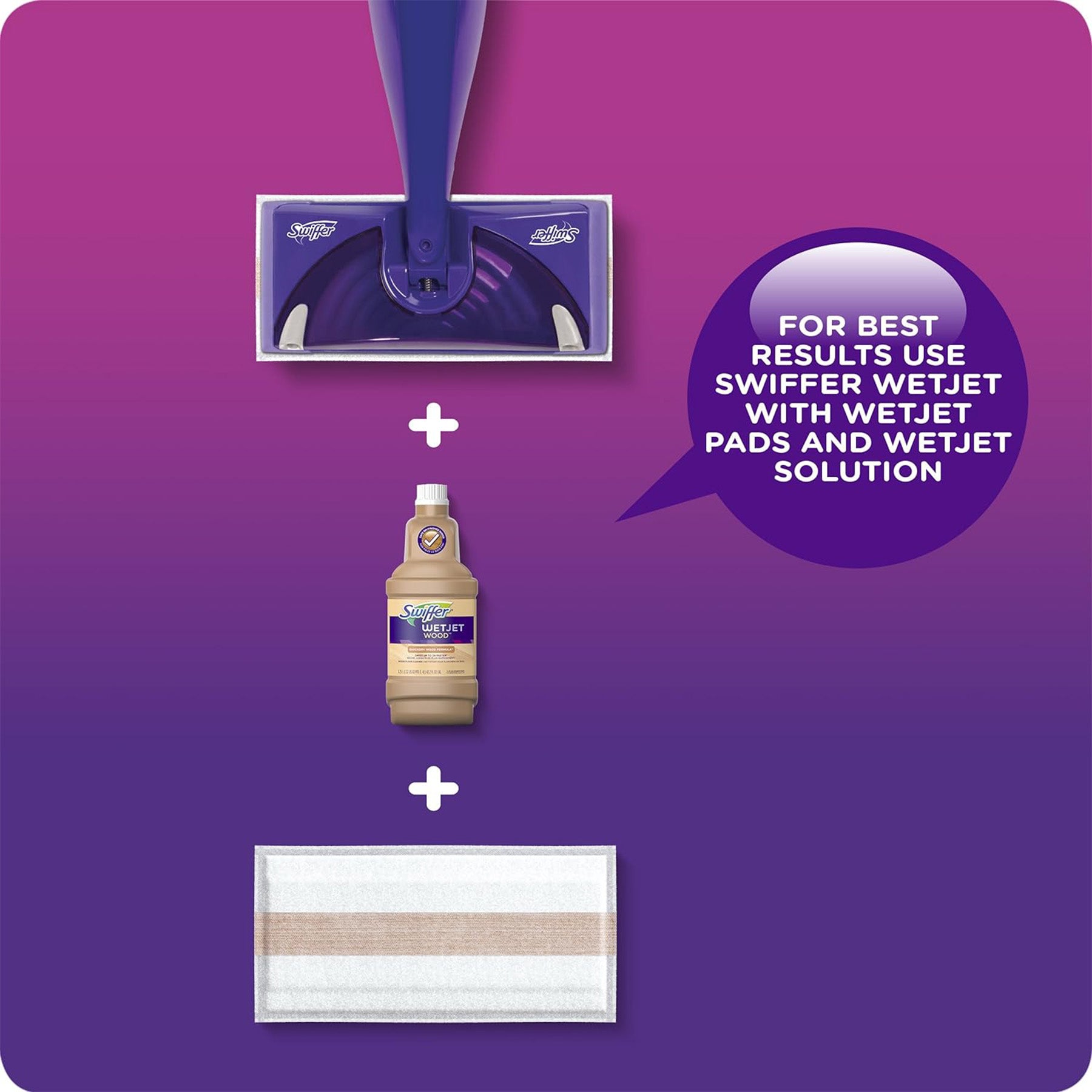 WetJet™ Wood Mopping Pad Refill
