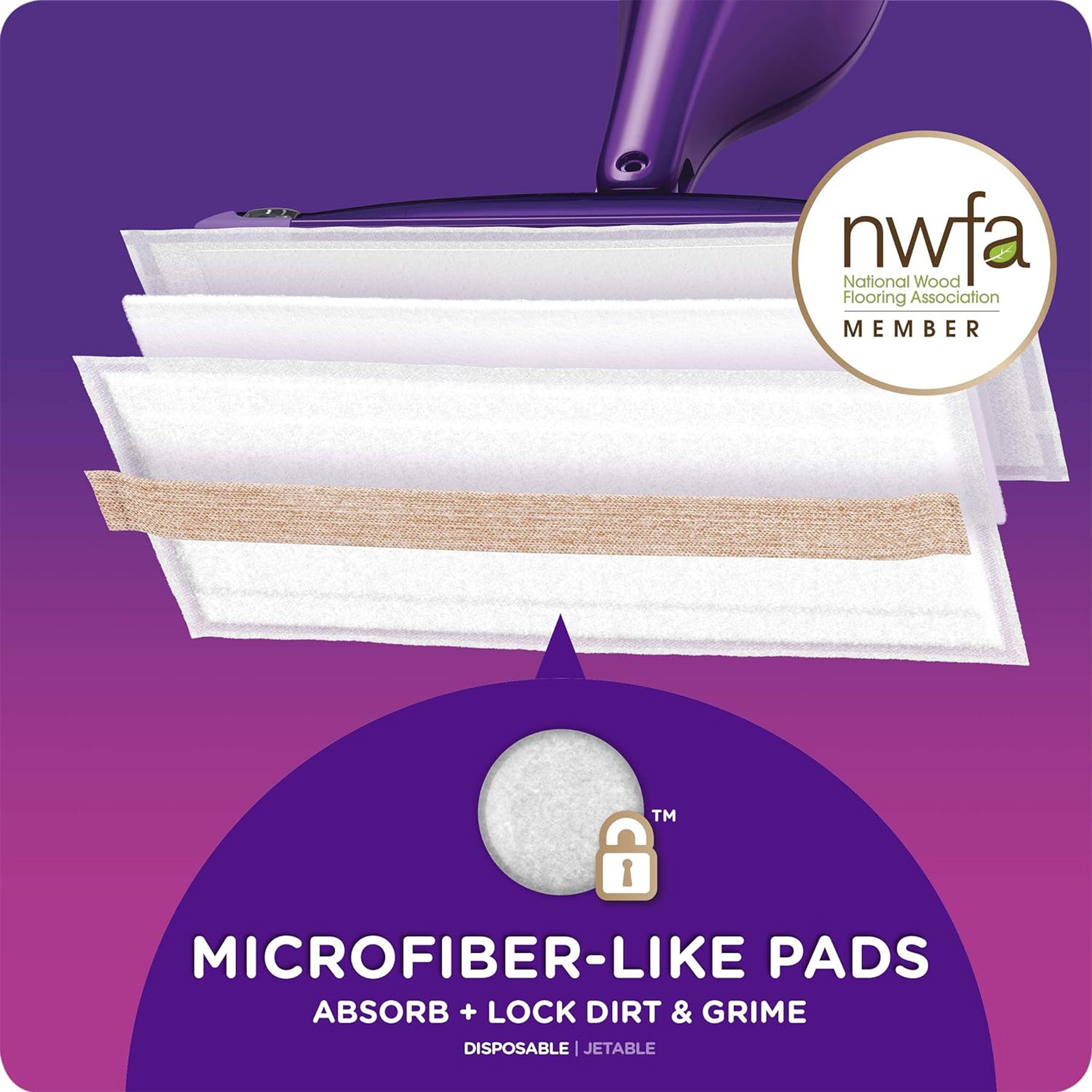 WetJet™ Wood Mopping Pad Refill