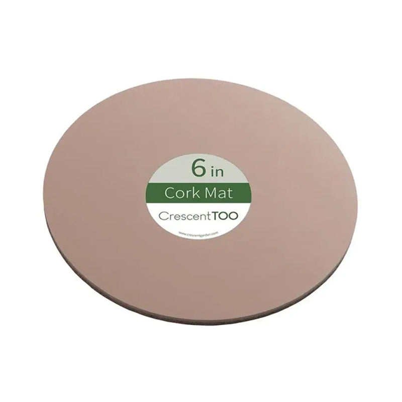 Cork Mat Saucer 6"