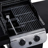 2-Burner Gas Grill LP - Black