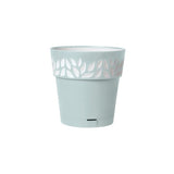 Deroma Leaf Pot 11.4" Sky - White-Blue