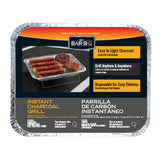 Mr. Barbecue Disposable Instant Charcoal Grill - Grey