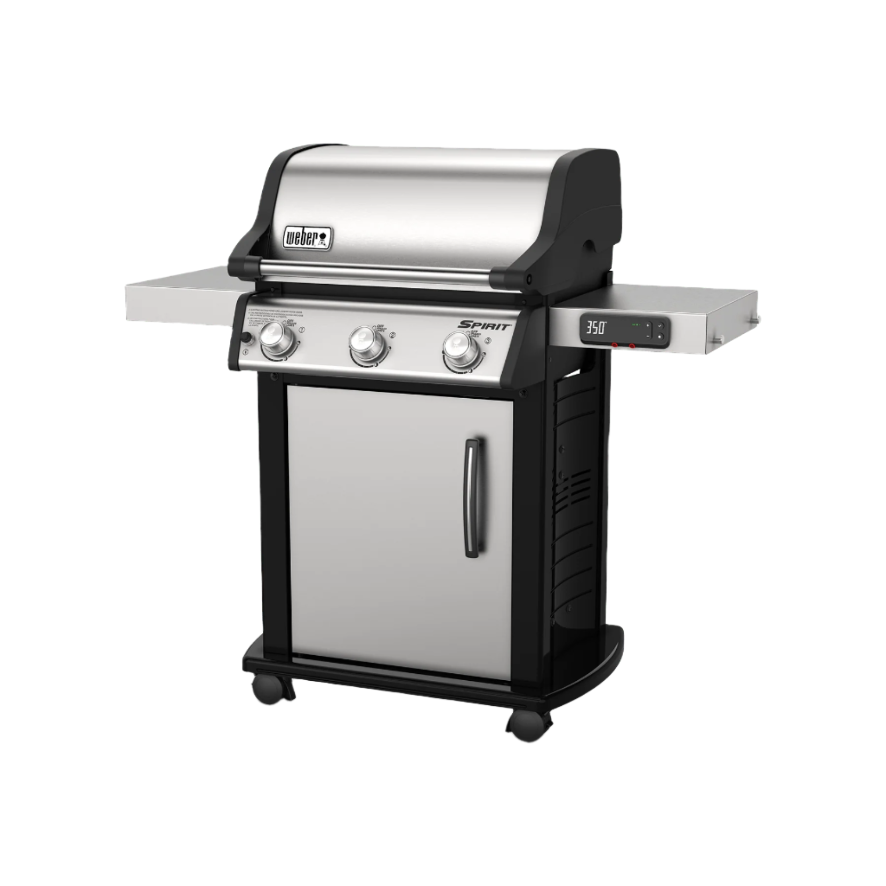 شواية ذكية 3 شعلات بعجلات سبيريت SX-315 LP - أسود