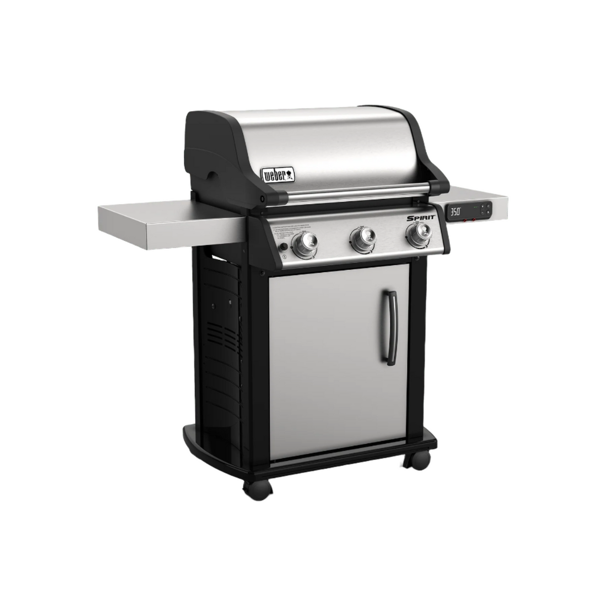 شواية ذكية 3 شعلات بعجلات سبيريت SX-315 LP - أسود
