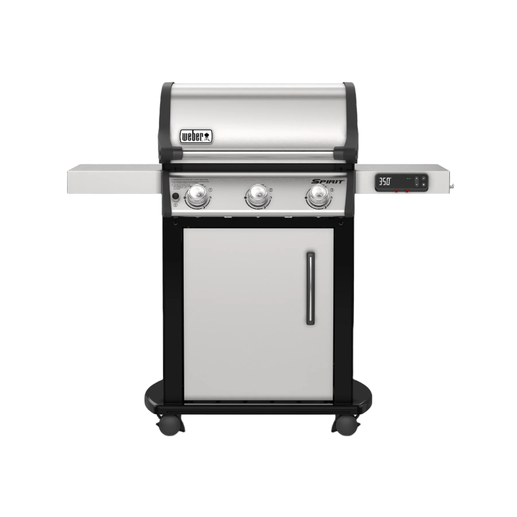 شواية ذكية 3 شعلات بعجلات سبيريت SX-315 LP - أسود