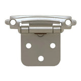 Satin Nickel Overlay Hinges