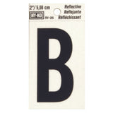 Reflective Black Letter - B