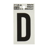 Reflective Black Letter - D