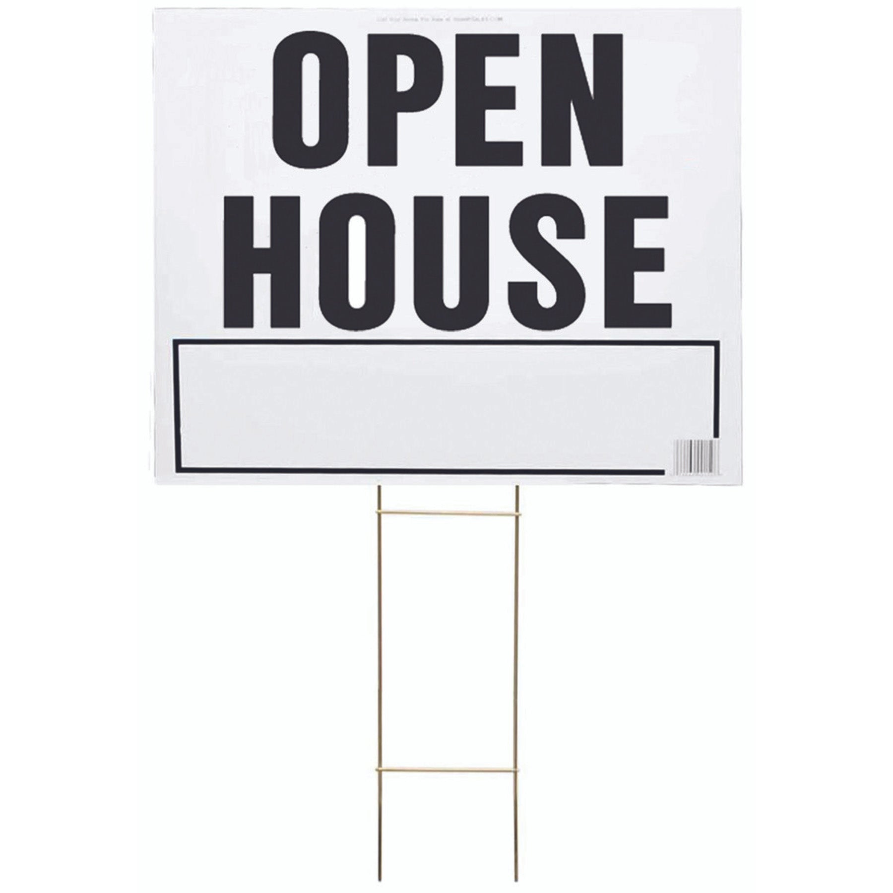 Open House Lawn Sign