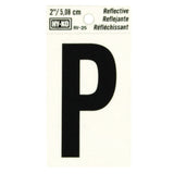 Reflective Black Letter - P