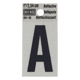 Reflective Black Letter - A