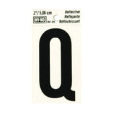 Reflective Black Letter - Q