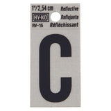 Reflective Black Letter - C