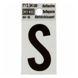 Reflective Black Letter - S