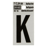 Reflective Black Letter - K