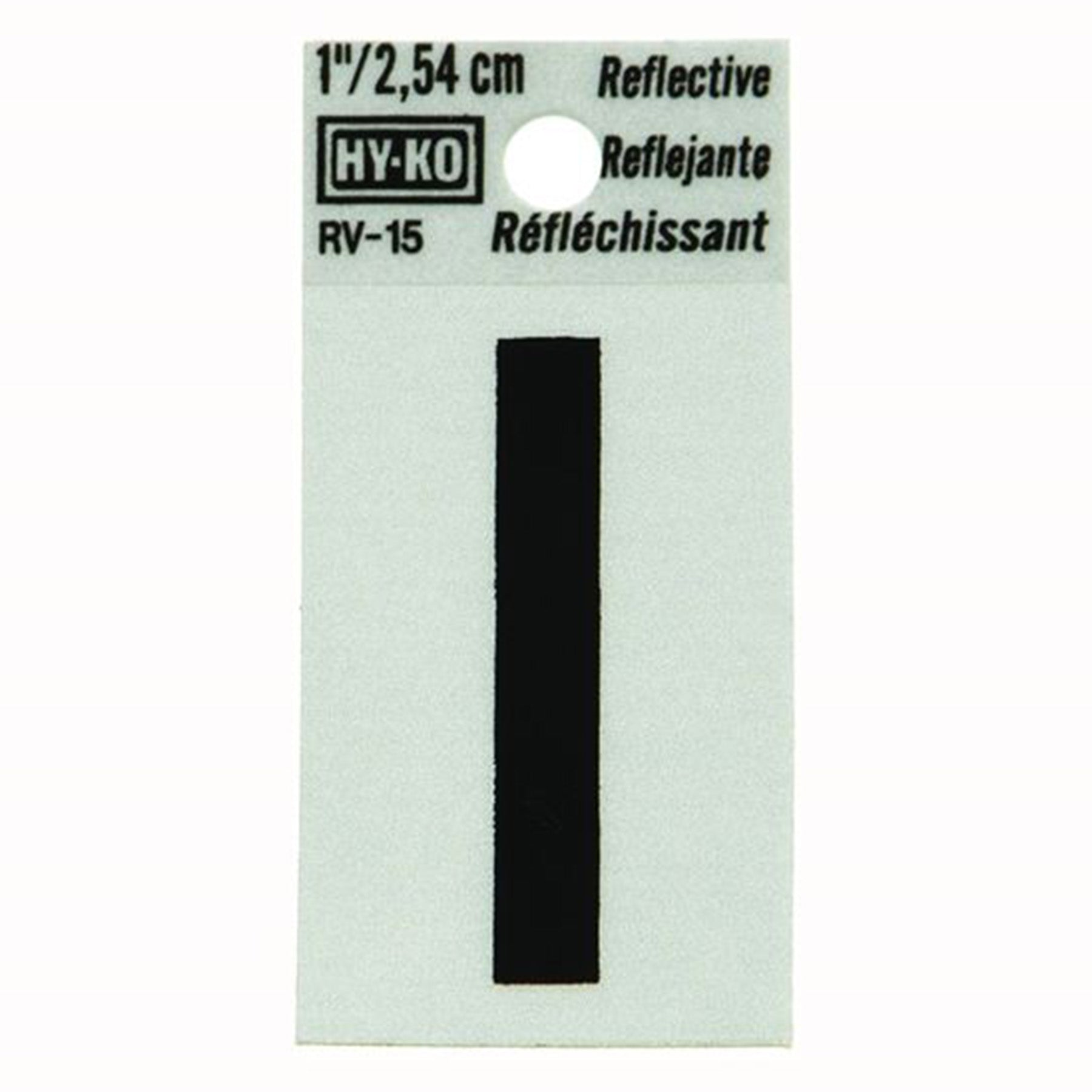 Reflective Black Letter - I