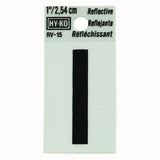 Reflective Black Letter - I