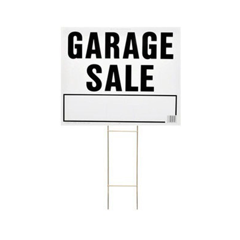 Hy-Ko  Sign Garage Sale 20X24 -Black