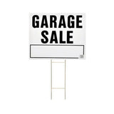 Hy-Ko  Sign Garage Sale 20X24 -Black