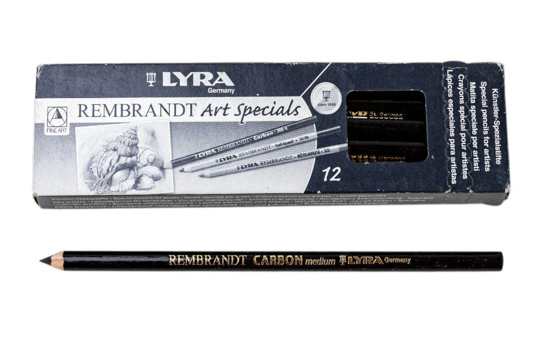 Lyra Rembrandt Art Specials Carbon Medium Pencil Set.-Black