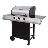 3-BURNER GAS GRILL SILVER