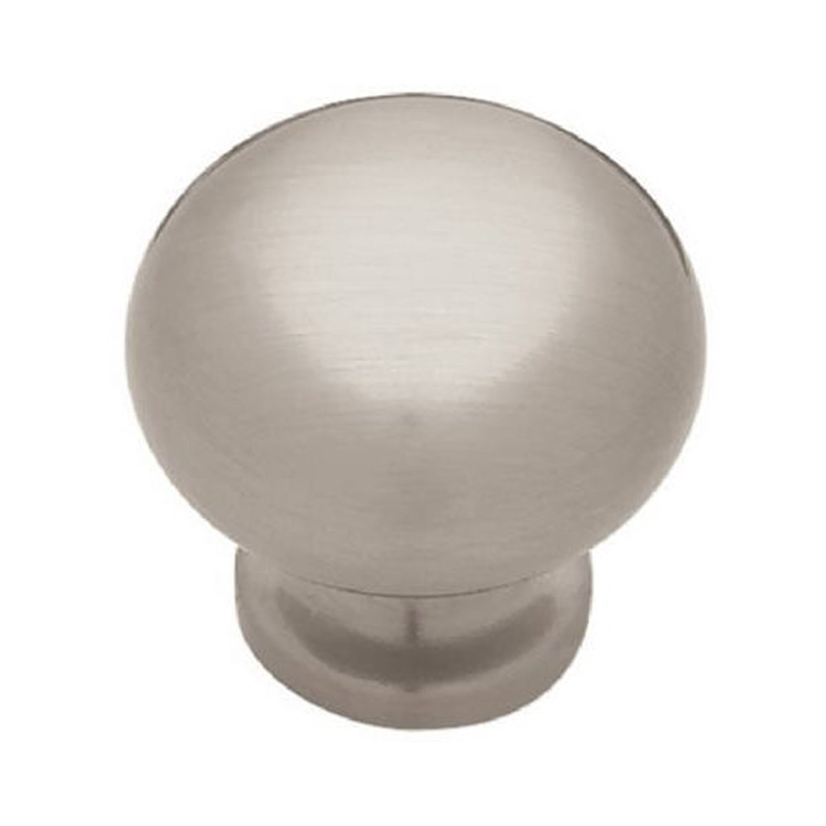 Satin round knob