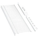 Closetmaid Wire Shelf Kit 3 Ft × 12 In-White