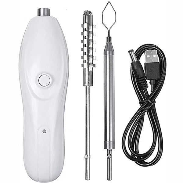 Chargeable Electric Vegetable Corer White